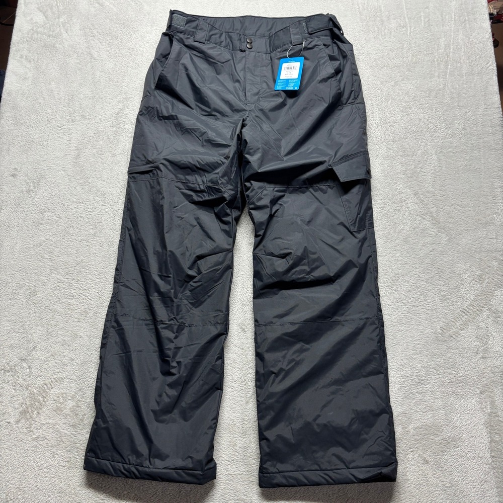 Columbia Snow Gun Pant Mens L WM8008-011 Black Insulated Ski Snowboard NEW $100